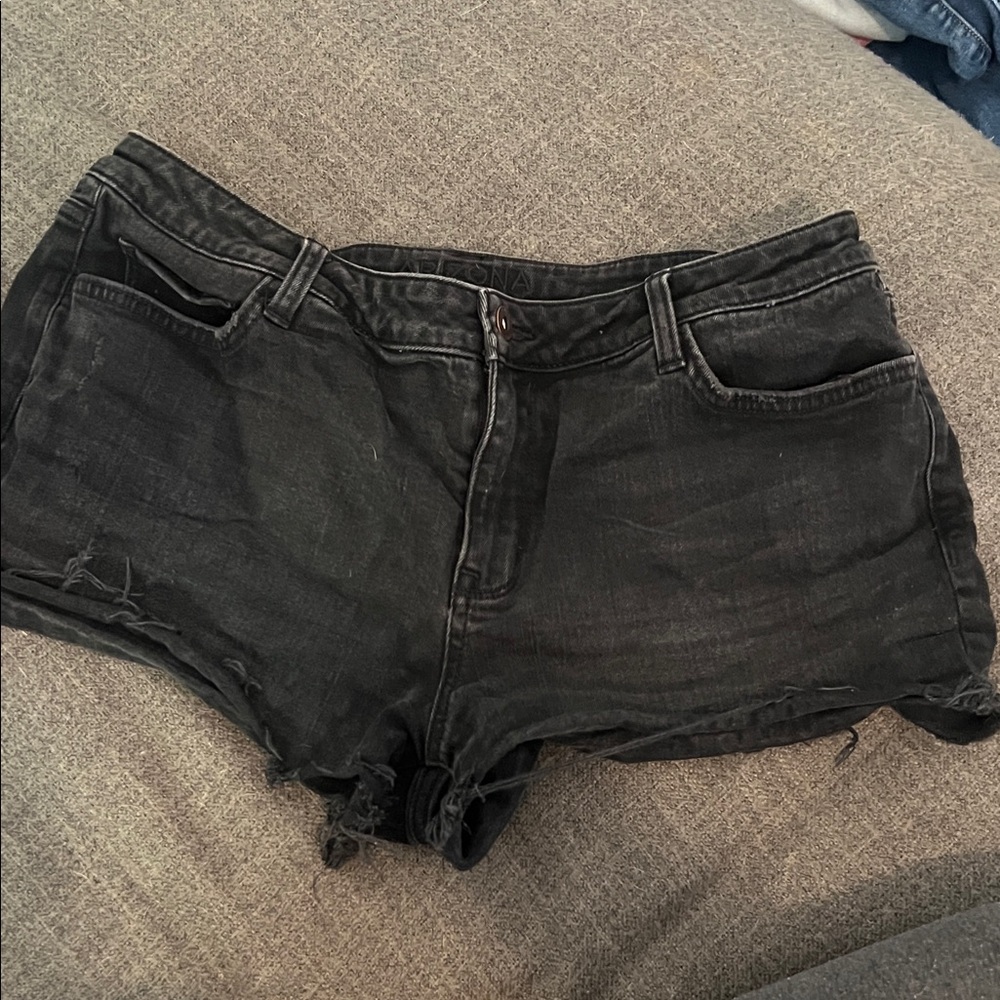 Arizona Jean Company Charcoal Denim Shorts